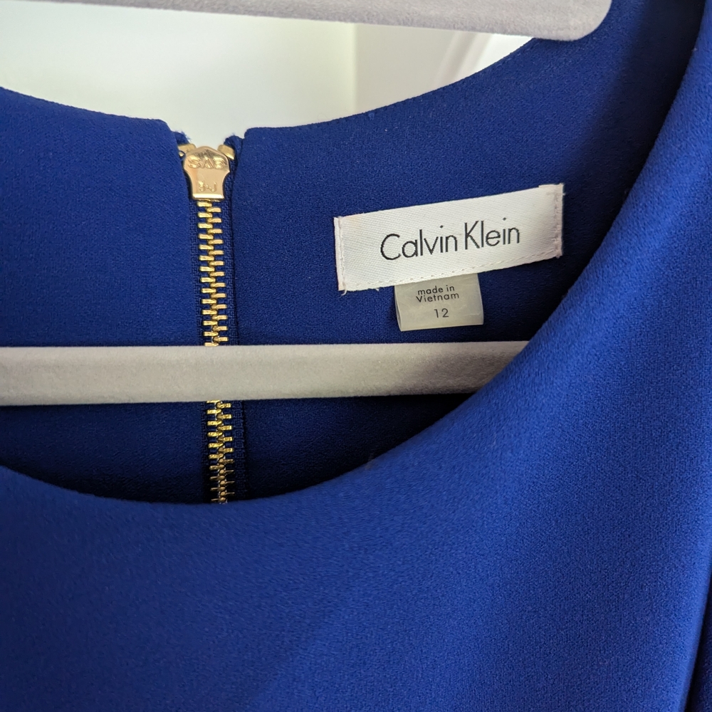 Calvin Klein Royal Blue Dress